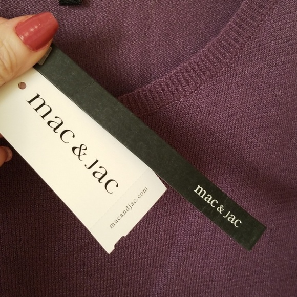NWT MAC & JACK 💜 SWEATER - Picture 4 of 8